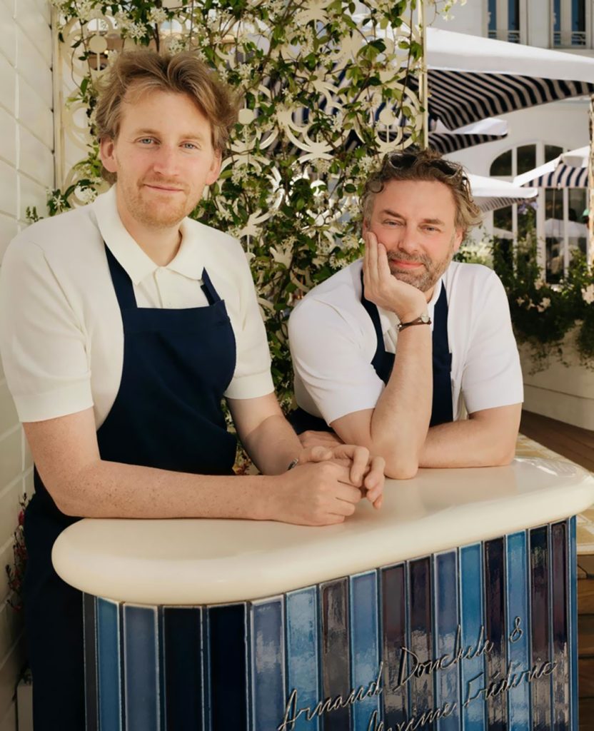 Arnaud Donckele and Maxime Frédéric, Louis Vuitton Restaurant Saint Tropez