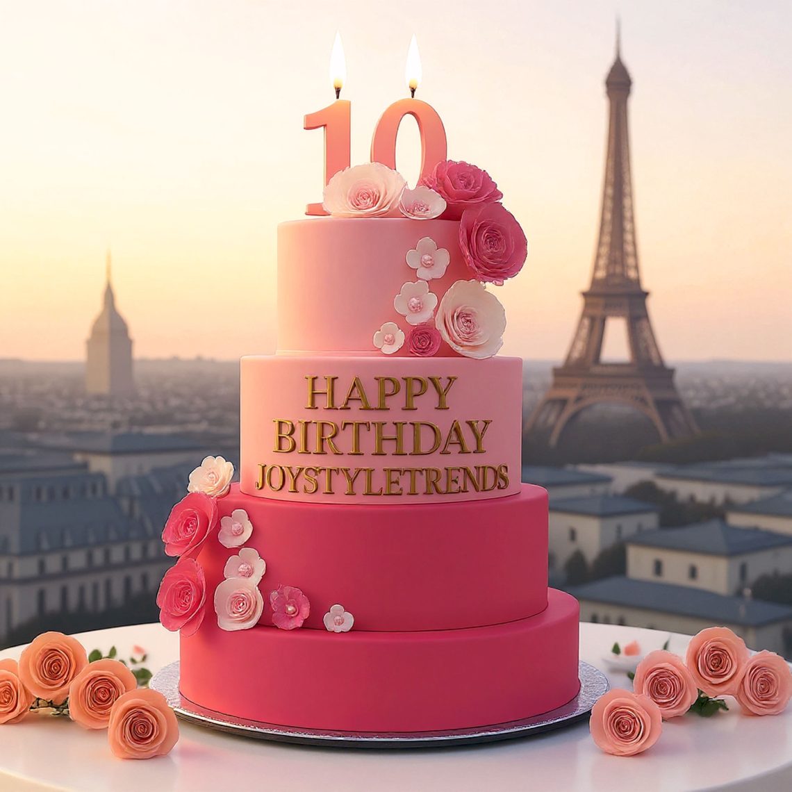 10th Anniversary Of Joy Style Trends First Cake
