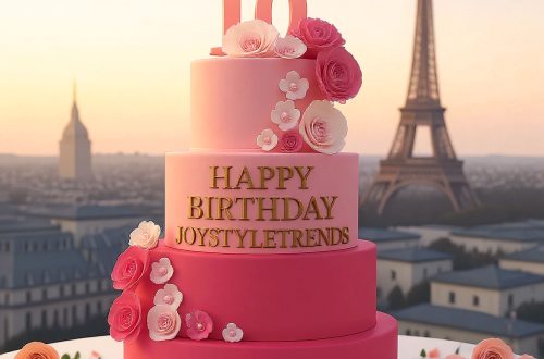 10th Anniversary Of Joy Style Trends First Cake