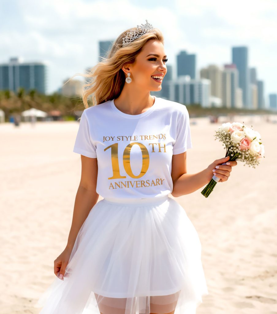 JOY STYLE TRENDS 10TH ANNIVERSARY T-SHIRT