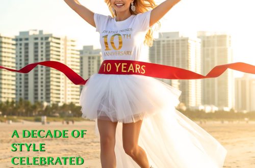 JOY STYLE TRENDS 10TH ANNIVERSARY T-SHIRT