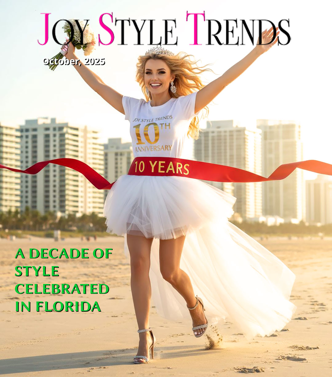 JOY STYLE TRENDS 10TH ANNIVERSARY T-SHIRT
