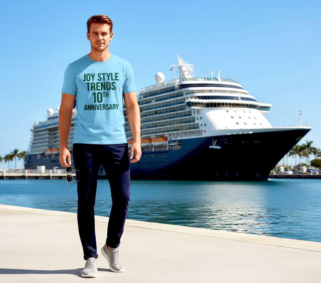 JOY STYLE TRENDS 10TH ANNIVERSARY T-SHIRT MEN FLORIDA