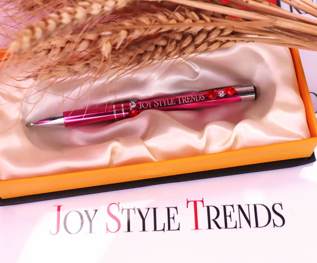 Joy Style Trends Luxurious Pink Pen Box, Photo Of Joy Style Trends Media