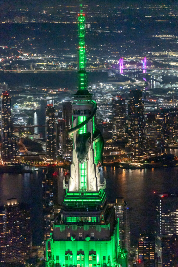 NYC Empire State Building and Vhagar the Dragon