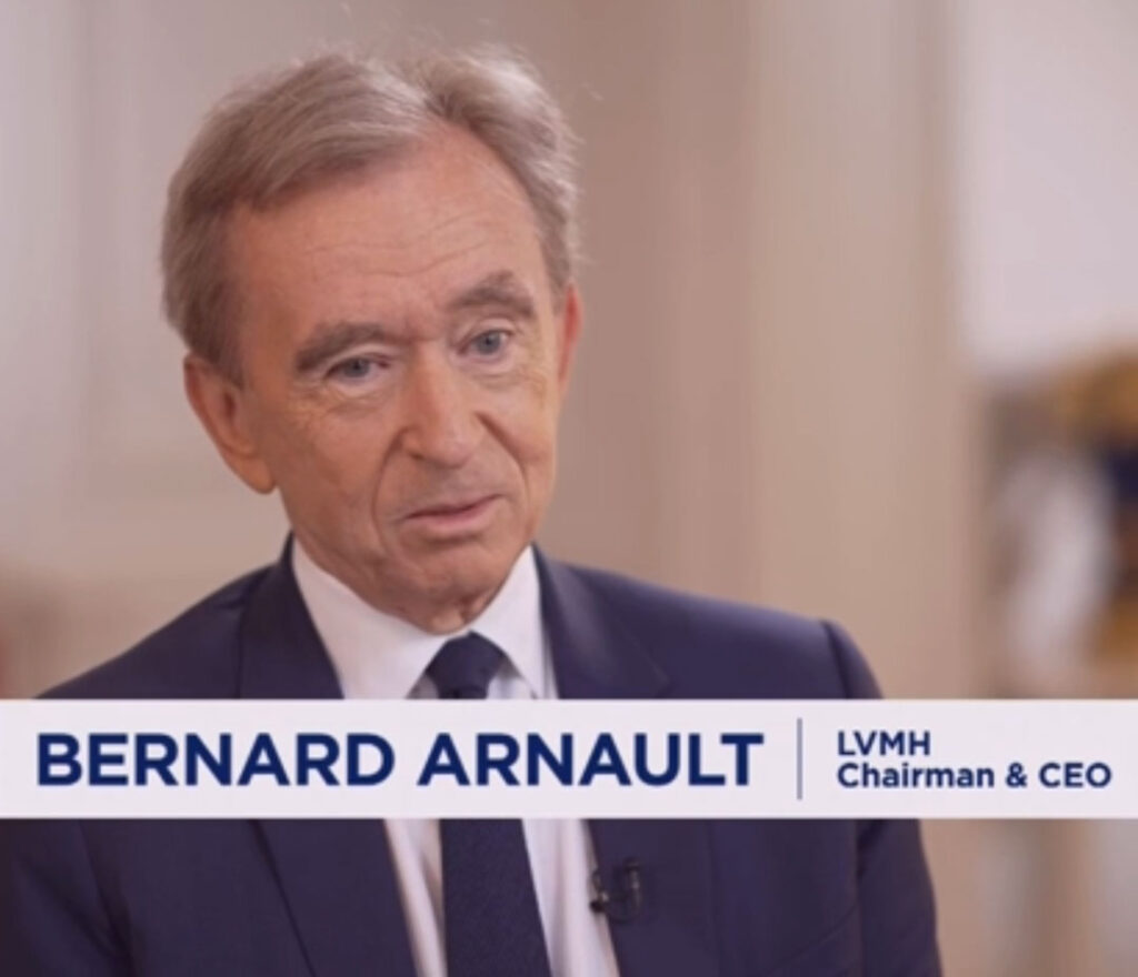 Bernard Arnault, Chairman and CEO of LVMH